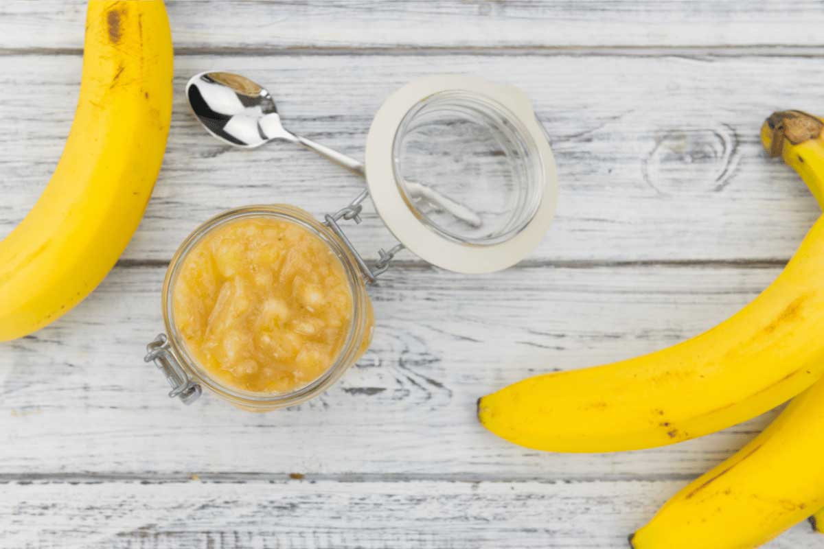 mashed banana as healthy sugar substitutes